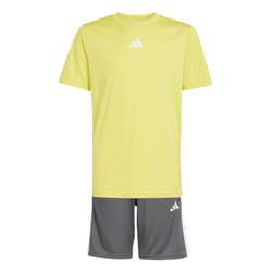 Ensemble t-shirt 3 bandes Train Essentials Enfants en Jaune - 13/14 ans