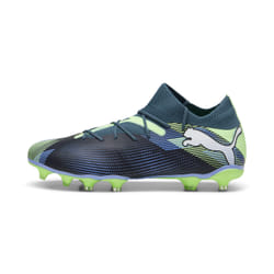 Chaussures de Football Marine/Jaune Homme Puma Future 7 Match FG/AG