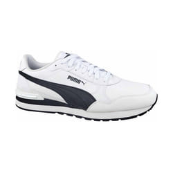 Puma St Runner V4 Leather Chaussures pour Homme Blanc 399068-02