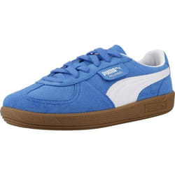 Chaussure Puma Yellow Modèle Palermo Jr - Coleur Bleu