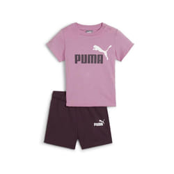 Ensemble Rose/Noir Fille Puma Minicats