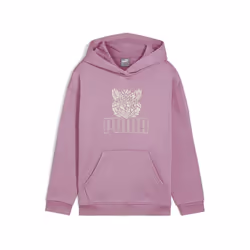 Sweat Capuche Rose Fille Puma Ess+ Tropicat