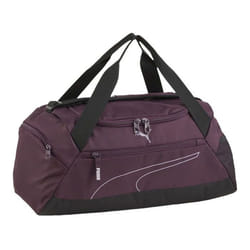 PUMA Sac de sport violet noir pour fille Fundamentals Sports Bag Midnight Plum S 271079