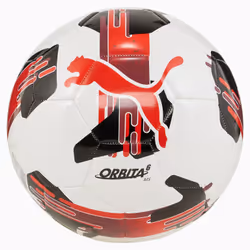PUMA Orbita 6, Rouge, Blanc, Ballon à 32 pièces, 64,5 cm, Unisexe, EVA Éthylène-acétate de vinyle, Polyester, Caoutchouc, Pol ...