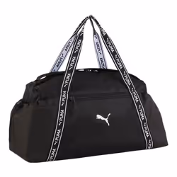 PUMA Sac de sport noir blanc pour femme et homme AT ESS Sport Bag Puma Black 276311