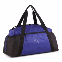 PUMA Sac de sport bleu noir pour femme - AT ESS Sport Bag Intergalactic Lapis Lazuli 285078