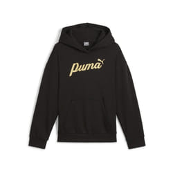 Sweatshirt à capuche fille Puma Ess+ Script Metallic