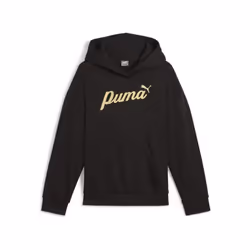 Sweatshirt à capuche fille Puma Ess+ Script Metallic
