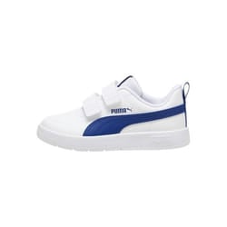 Basket Basse à Scratches Puma Courtflex V3 V PS - Blanc - Clyde - Royal