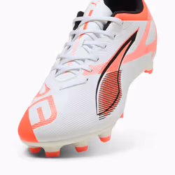 PUMA Ultra 5 Play FG/AG Football Unisexe Orange, Blanc - Vue supplémentaire 6