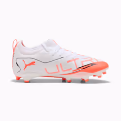 PUMA Ultra 5 Match FG/AG Jr Football Unisexe Orange, Blanc - Vue supplémentaire 5