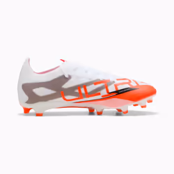 PUMA Ultra 5 Match FG/AG Football Unisexe Orange, Blanc - Vue supplémentaire 5