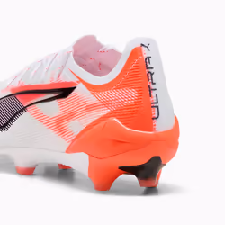 PUMA Ultra 5 Ultimate FG Football Unisexe Orange, Blanc