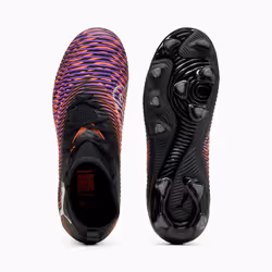 PUMA Future 8 Match FG/AG Jr Football Unisexe Noir, Multicolore - Vue supplémentaire 4