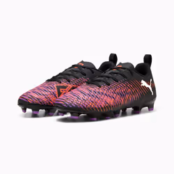 PUMA Future 8 Play FG/AG Jr Football Unisexe Noir, Multicolore