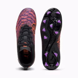 PUMA Future 8 Play FG/AG Jr Football Unisexe Noir, Multicolore - Vue supplémentaire 4