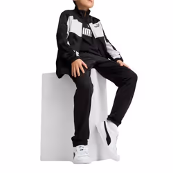 Puma Survêtement pour Garcon Colourblock Poly Noir 687361-01