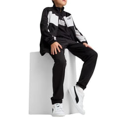 Puma Survêtement pour Garcon Colourblock Poly Noir 687361-01
