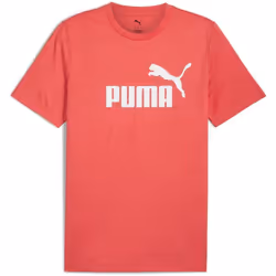 T-shirt Puma Ess No. 1 Logo Heather Tee Rouge Homme