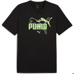 T-shirt Puma Ess Logo Lab Summer Tee Noir Homme