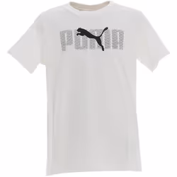 puma x_ess logo lab tee b blanc