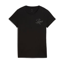 puma ess script tee noir