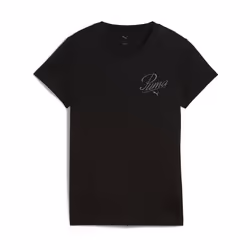 puma ess script tee noir