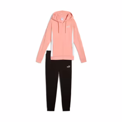 puma à capuche sweat suit tr cl rose