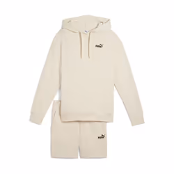 puma short à capuche relaxed sweat suit 7  tr op blanc