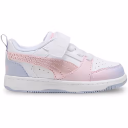 Puma Rebound V6 Lo Ac+ Inf Chaussures pour Bébé et Petit enfant Blanc 400595-01