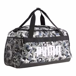 PUMA Sac de sport kaki crème pour femme et homme - Challenger AOP Sports Bag S Puma Black-Camo AOP 296994