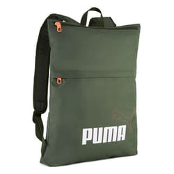 PUMA Sac à dos vert olive orange néon pour femme et homme - Phase Elemental Backpack Dark Olive 297864
