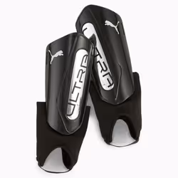 PUMA ULTRA Light Football Ankle Shinguards, Adultes, Mâle, M, Polyester, Caoutchouc, Noir