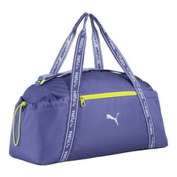 PUMA Sac de sport violet blanc pour femme et homme - AT ESS Sport Bag Blue Crystal 297233