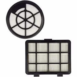 vhbw - the clever way Set de filtres de haute qualité pour votre aspirateur Ce set de filtres de rechange de 2 pièces de la m ...