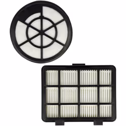 vhbw - the clever way Set de filtres de haute qualité pour votre aspirateur Ce set de filtres de rechange de 2 pièces de la m ...