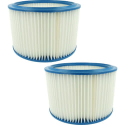 vhbw 2x Cartouche filtrante compatible avec Nilfisk / Alto Attix 763-2M ED, 961-01, 761-2M, 7xx, 9 aspirateur - Filtre pour particules fines
