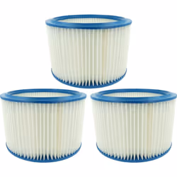 vhbw - the clever way Set de 3x élément de filtrage pour votre aspirateur multifonction, humide et sec - Utilisé pour les asp ...