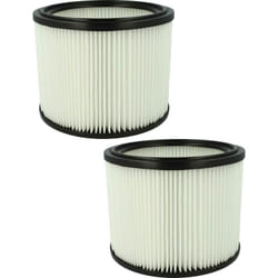 2x Cartouche filtrante compatible avec Makita 442, 446, 443, 441, 440-445, 440, 444, 445 aspirateur - Filtre pour particules fines, papier - Vhbw