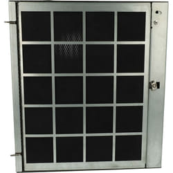 Vhbw - Filtre à charbon actif remplacement pour Miele dkf 12-1, DKF-12R, 10271450 pour hotte aspirante - 25,6 x 23 x 2,2 cm, régénérant