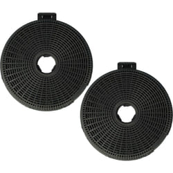 Vhbw - 2x Filtres à charbon actif compatible avec Teka db 90, dbb 60 ss, dbb 90 ss, DBB70 ss, dbe 60, dc 60, dc 90, de 60.2 hotte aspirante - 20 cm