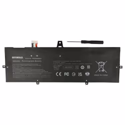 EXTENSILO Batterie compatible avec HP EliteBook x360 1030 G3 45X96UT x360 1030 G3 4SU65UT ordinateur portable (7300mAh 76V