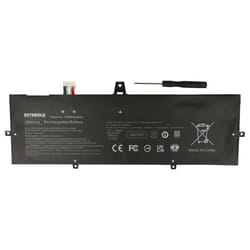 EXTENSILO Batterie compatible avec HP EliteBook x360 1030 G3 45X96UT x360 1030 G3 4SU65UT ordinateur portable (7300mAh 76V