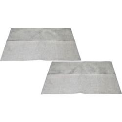 Vhbw - 2x Filtres non-tissé compatible avec Respekta hotte de cuisine 60 cm - 57 x 47 x 0,3 cm, microfibres non tissées