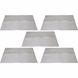 vhbw - the clever way Lot de filtres (5x filtre microfibre) compatible et de haute qualité pour votre hotte de cuisson Les ho ...