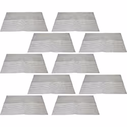 vhbw - the clever way Lot de filtres (10x filtre microfibre) compatible et de haute qualité pour votre hotte de cuisson Les h ...