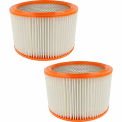 vhbw - the clever way Filtres à lamelles compatibles en pack de 2 pour votre aspirateur à main, aspirateur sec et humide ou a ...