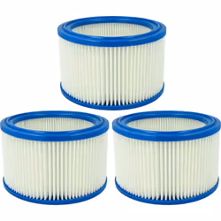 vhbw - the clever way Set de 3x élément de filtrage pour votre aspirateur - Utilisé pour les aspirateurs à sec et humide : id ...