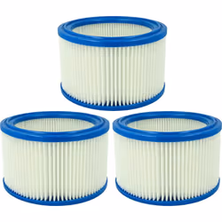 vhbw - the clever way Set de 3x élément de filtrage pour votre aspirateur - Utilisé pour les aspirateurs à sec et humide : id ...