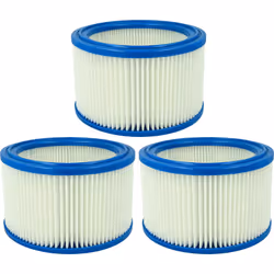 vhbw - the clever way Set de 3x élément de filtrage pour votre aspirateur - Utilisé pour les aspirateurs à sec et humide : id ...